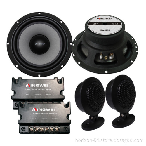 6.5" Component Speaker, Cone Injection Plus Bulletprof Fabric (MW-H65)